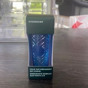 Starbucks winter edition cold cup keychain